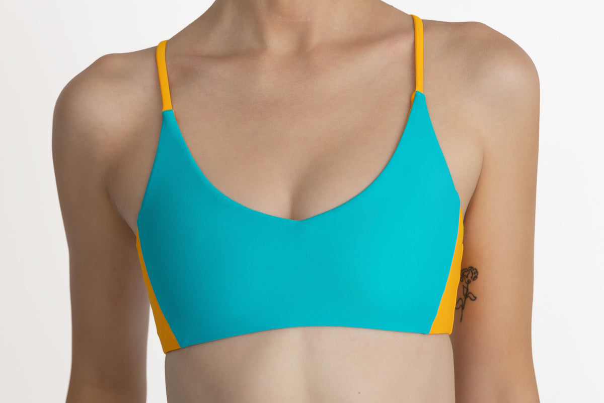 Nosara Bikini Top Bikini Top Neon Skull