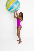 Hermosa II Very Berry One Piece Neon Skull