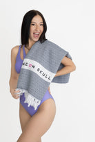 Hermosa II Lavender One Piece Neon Skull
